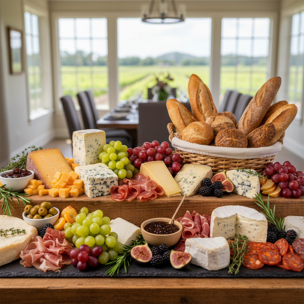 Sélection variée d'aliments naturels: légumes verts, noix, graines et agrumes disposés sur une surface en pierre grise, lumière latérale douce